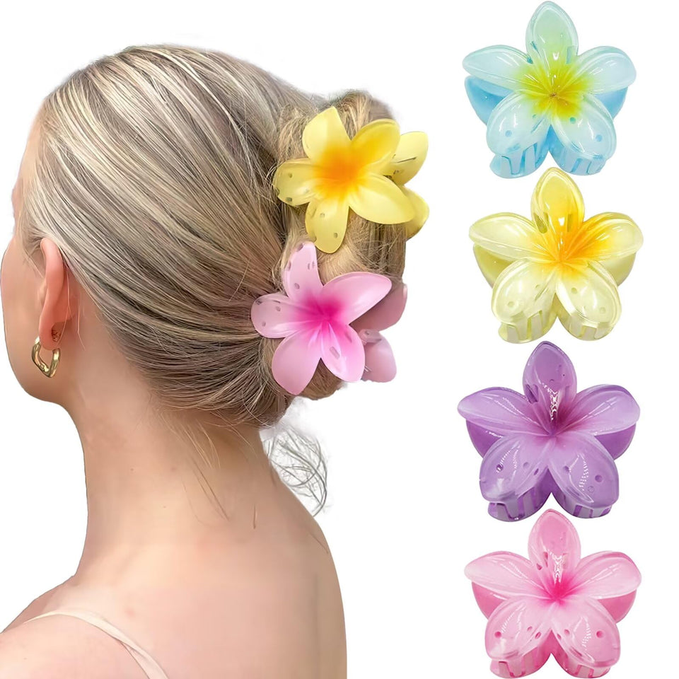 GQLV front packaging showing four colorful flower clips and gift-ready box benefit: presentation