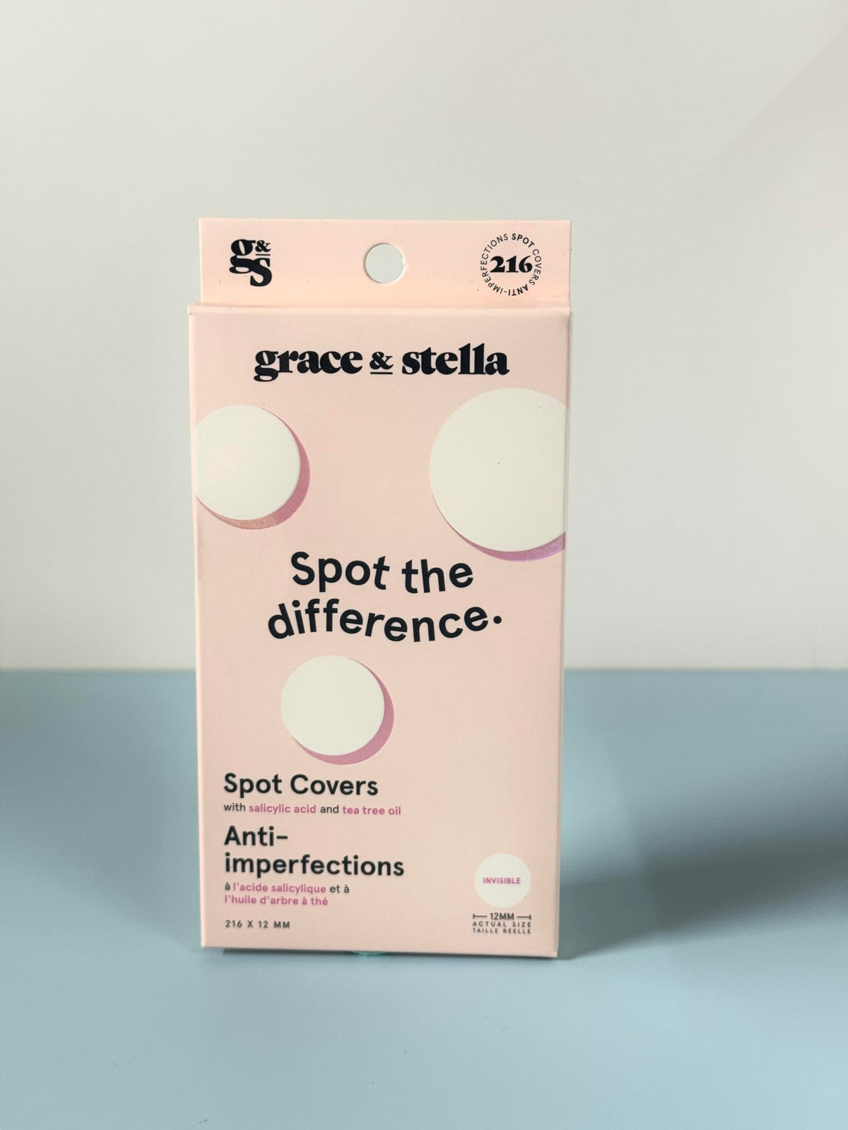 grace & stella 216 pack layout with multiple sheets to emphasize long-lasting supply