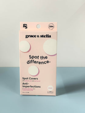 grace & stella 216 pack layout with multiple sheets to emphasize long-lasting supply