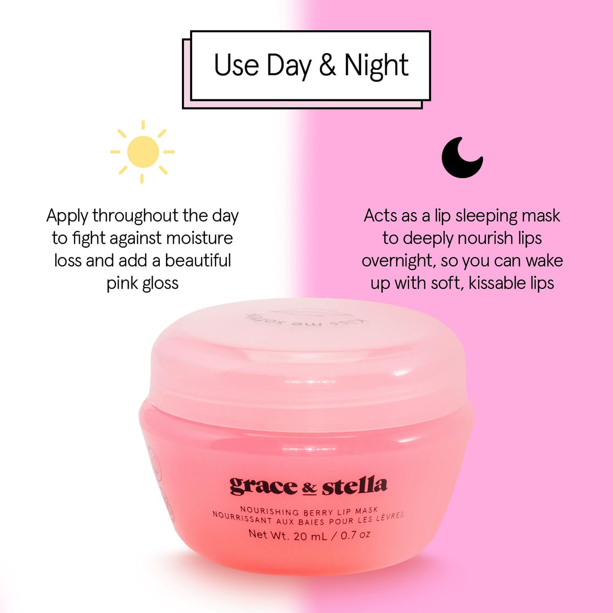 grace & stella product next to award badge highlighting recognized quality