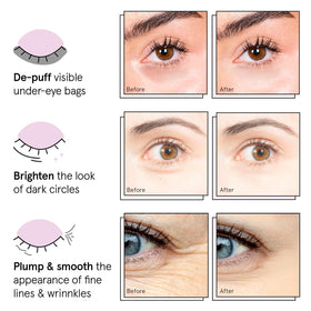 grace & stella close-up of hydrogel texture for soothing hydration