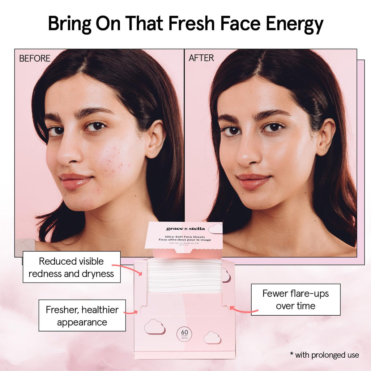 grace & stella towel removing makeup demonstrating easy, gentle makeup removal