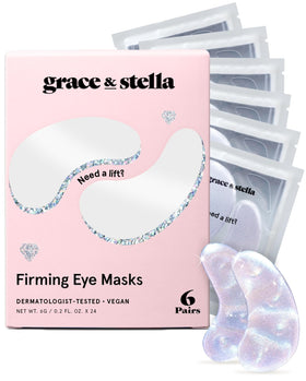 grace & stella front packaging showing six pairs and product benefits