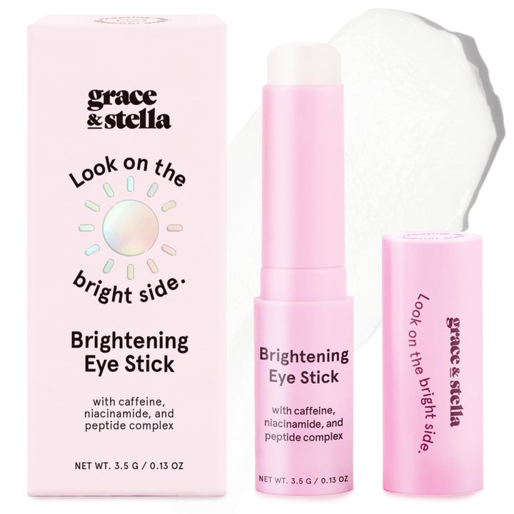grace & stella front packaging showing compact eye brightener stick for travel