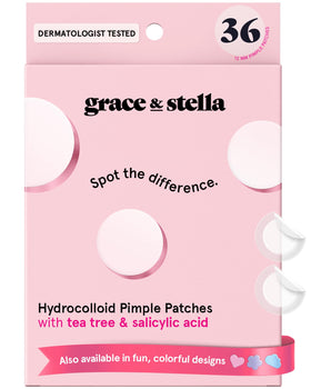 grace & stella front packaging showing 36-count and vegan badge for quick identification