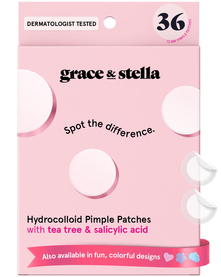 grace & stella front packaging showing 36-count and vegan badge for quick identification