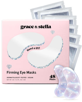 grace & stella front packaging showing 48 pairs and benefits