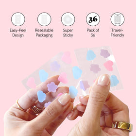 grace & stella patch under makeup showing discreet coverage and daytime wear benefit