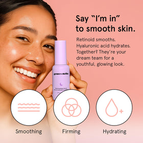 grace & stella pipette dispensing serum for precise, mess-free application