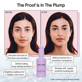 grace & stella serum texture close-up highlighting smooth hydrating formula
