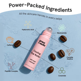 grace & stella serum texture on hand, lightweight hydration visible and non-greasy