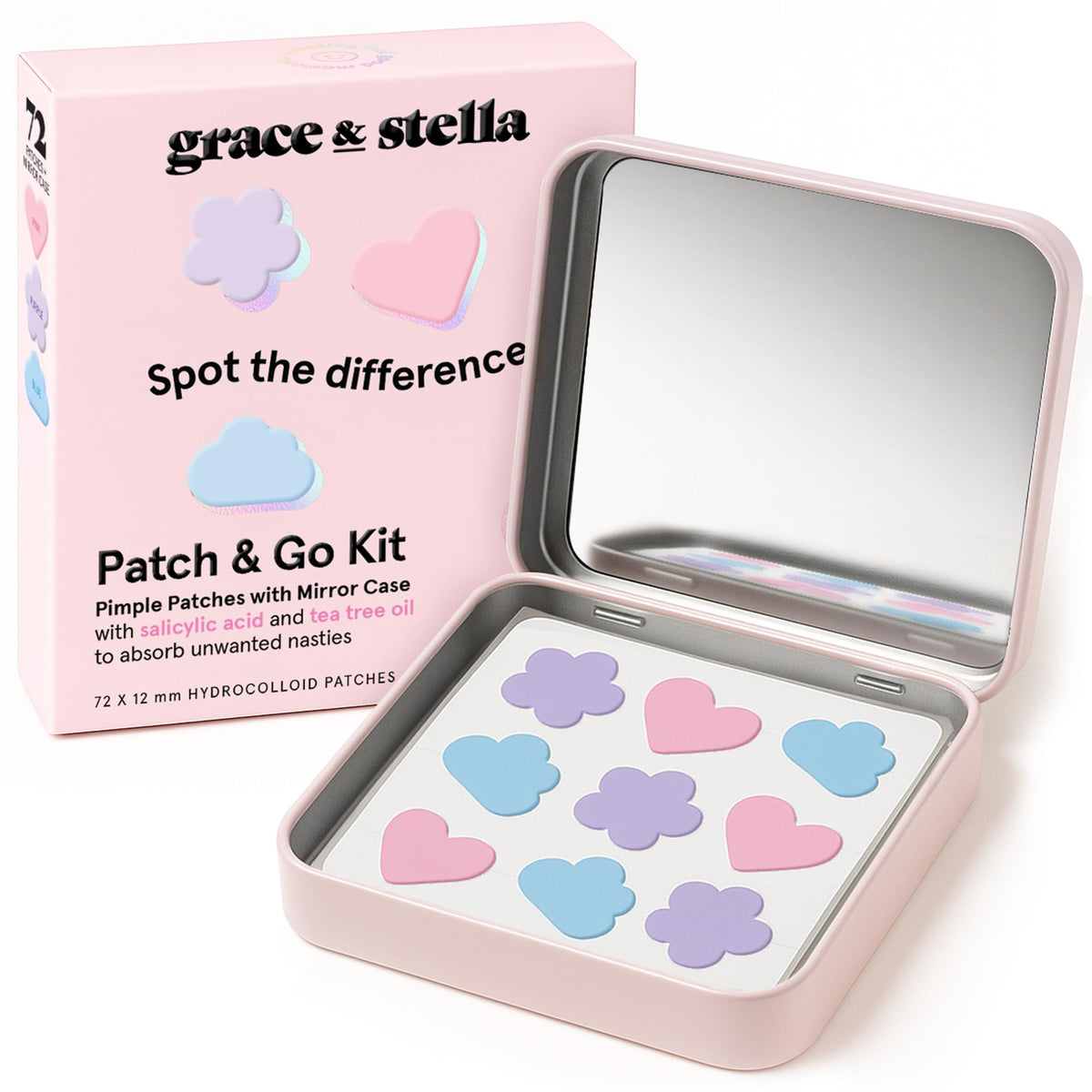 grace & stella front packaging showing pack and branding, convenient protection