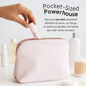 grace & stella ingredient label highlighting caffeine, retinol, and hyaluronic acid