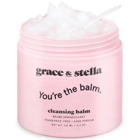 grace & stella jar front showing product branding and easy-access lid