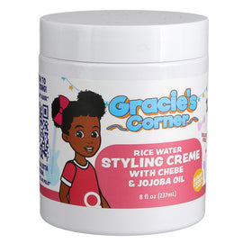 Gracie's Corner jar front label showing product and kid-friendly design for styling