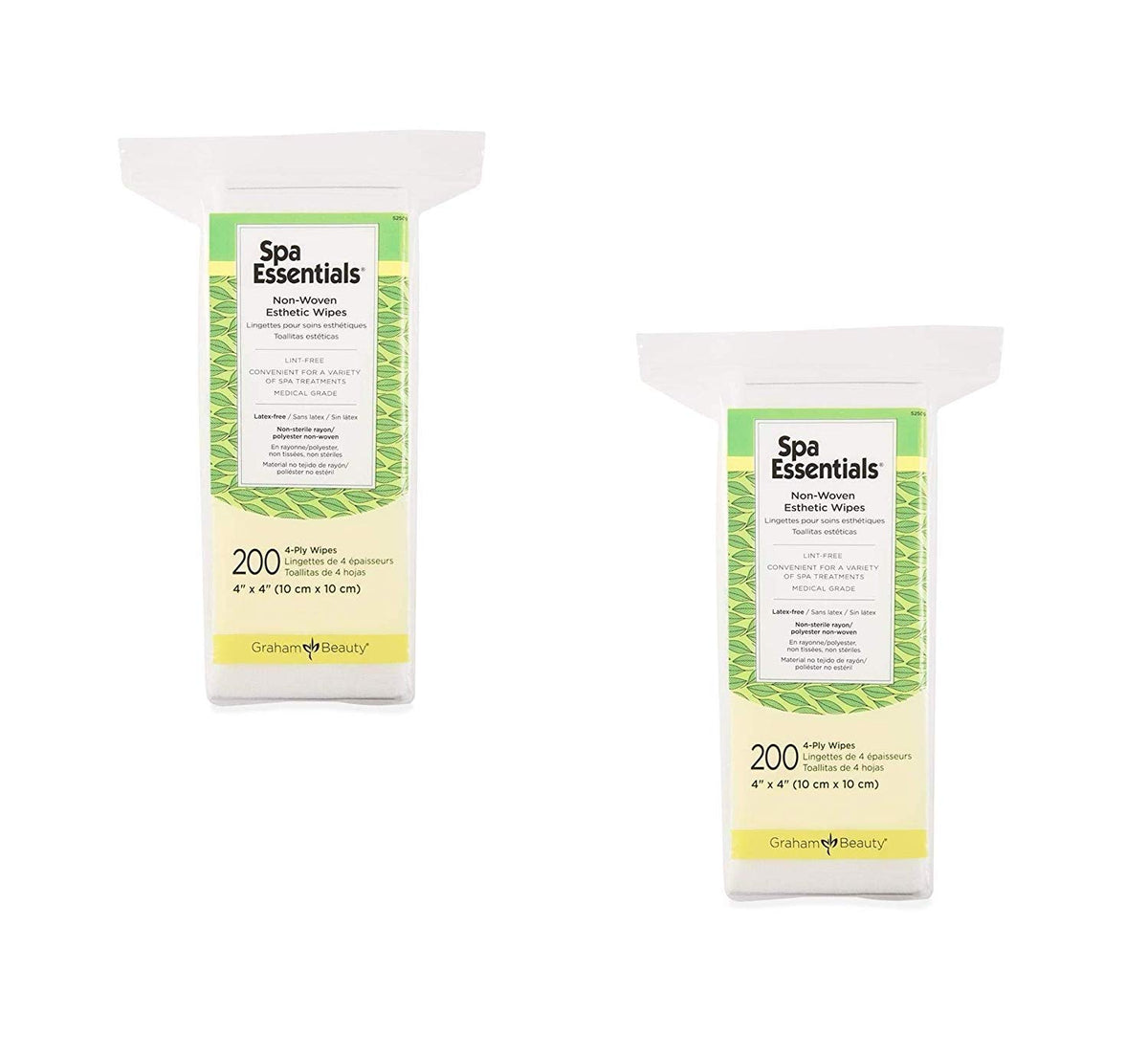 Graham front packaging showing two 100-count sleeves for easy stocking