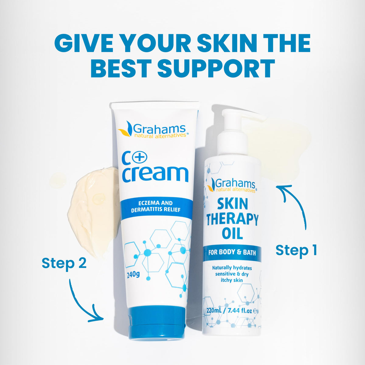 Grahams Natural in bathroom setting suggesting daily skincare routine