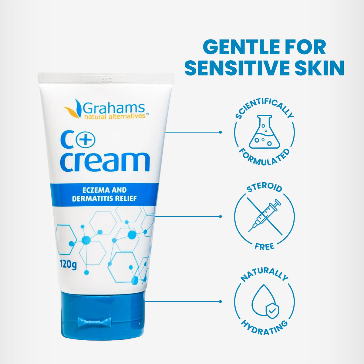 Grahams Natural with calendula flowers showing botanical calming support
