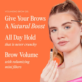 Grande Cosmetics gel texture with fibers visible to illustrate volumizing effect