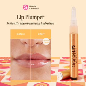 Grande Cosmetics GrandeLIPS cushion applicator close-up for precise application