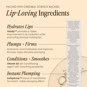 Grande Cosmetics GrandeLIPS layered over lipstick for enhanced shine