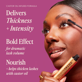 Grande Cosmetics wand texture swipe demonstrating smooth, buildable formula