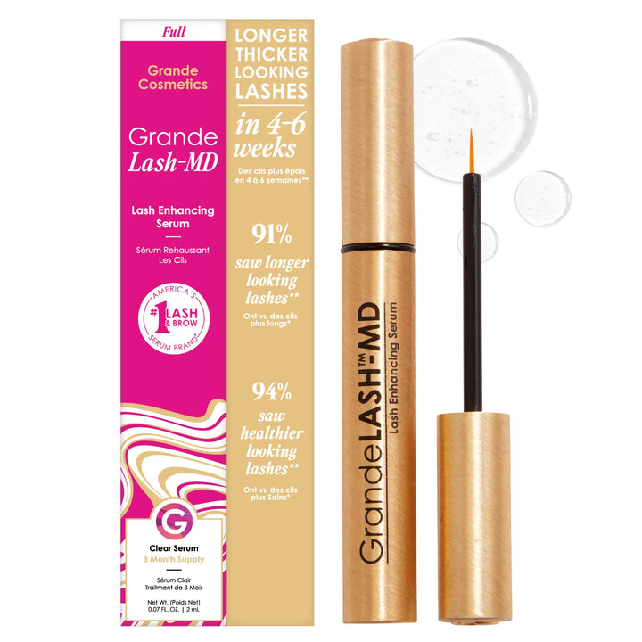 Grande Cosmetics front packaging showing product and benefits