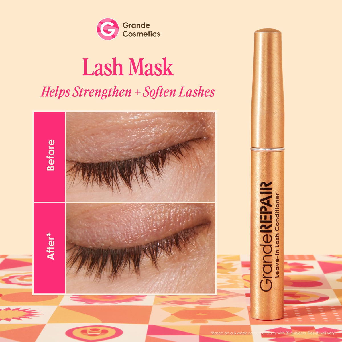 Grande Cosmetics GrandeREPAIR applicator close-up demonstrating precise brush for targeted application