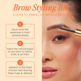 Grande Cosmetics GrandeBROW-FILL next to coin showing compact 0.14 fl oz size for travel