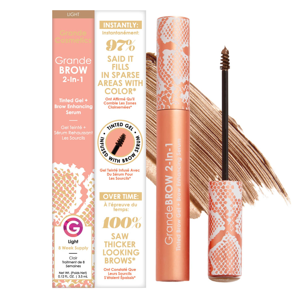 Grande Cosmetics front packaging showing product and benefits