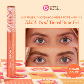 Grande Cosmetics wand close-up displays brush design for precise application