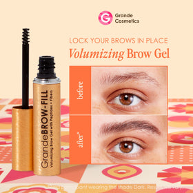 Grande Cosmetics GrandeBROW-FILL brush close-up for precise application benefit