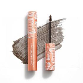 Grande Cosmetics front tube in Taupe showing compact travel-friendly design and quick tint