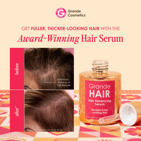 Grande Cosmetics GrandeHAIR pipette dispensing serum for precise scalp application