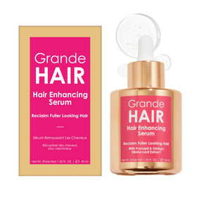 Grande Cosmetics GrandeHAIR front bottle showing label and packaging benefit