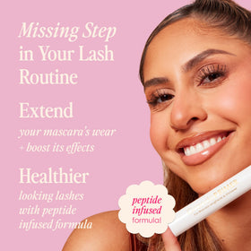 Grande Cosmetics GrandePRIMER white fiber texture detail for buildable length