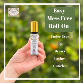 Grandma Flo's roll-on used on brows and lashes to condition hairs