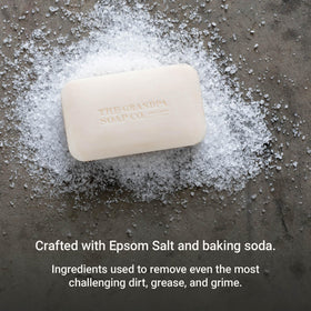 The Grandpa Soap Company three-pack bars displayed to highlight packaging and quantity