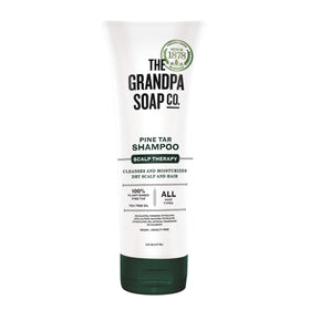 The Grandpa Soap Company front tube showing product and benefits