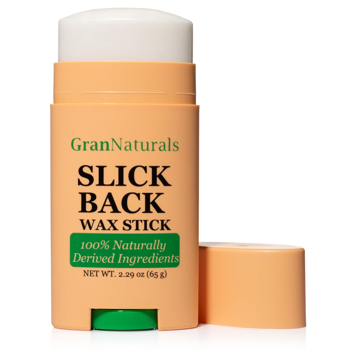 GranNaturals front packaging showing wax stick and key benefits