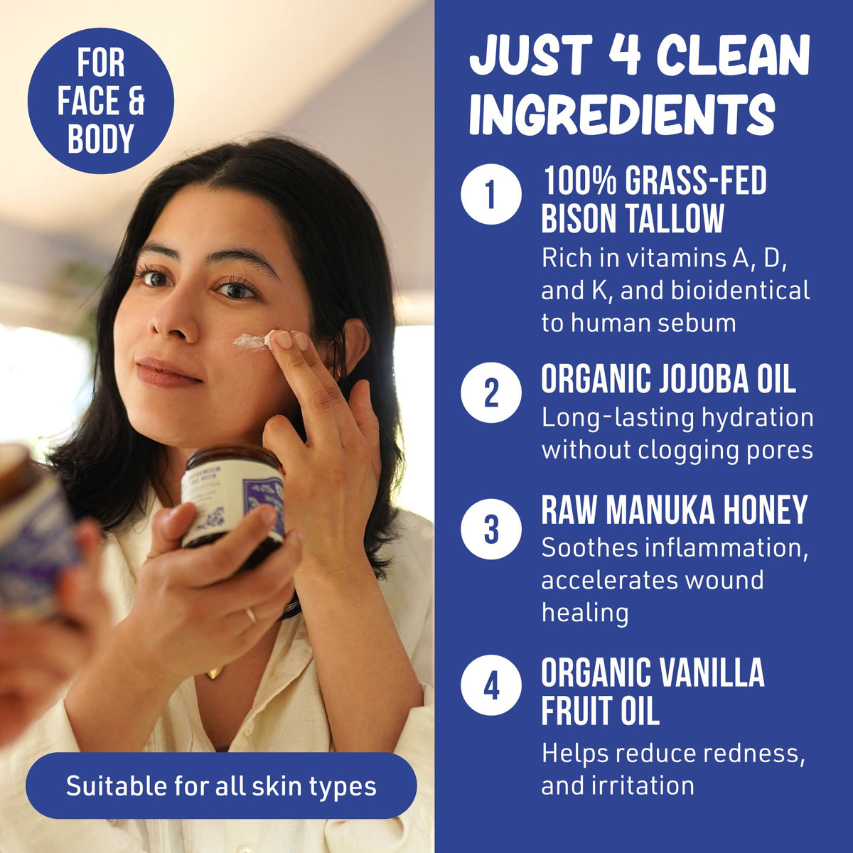 Grazly with jojoba oil drop demonstrating skin-softening benefit