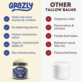 Grazly label close-up showing clean ingredients and scent