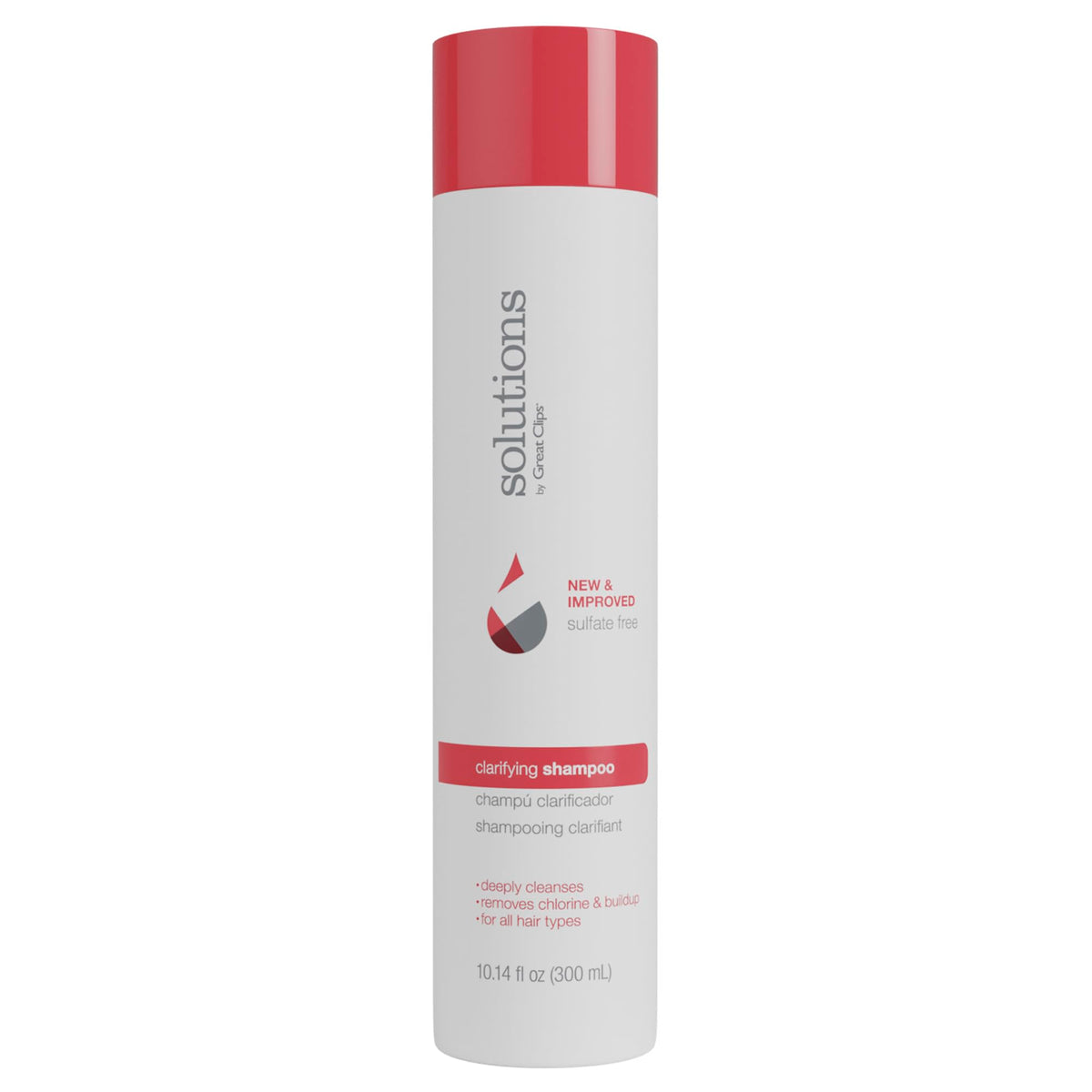 GREAT CLIPS bottle front view showing product and clear labeling for quick identification
