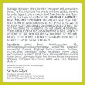 GREAT CLIPS styled hair lifestyle showing long-lasting hold benefit