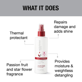 GREAT CLIPS mist on hair texture illustrating lightweight hydration and shine
