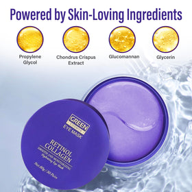 Green Cosmos purple hydrogel texture close-up highlighting smoothness