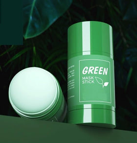Green Mask Stick protective cap preventing contamination and drying