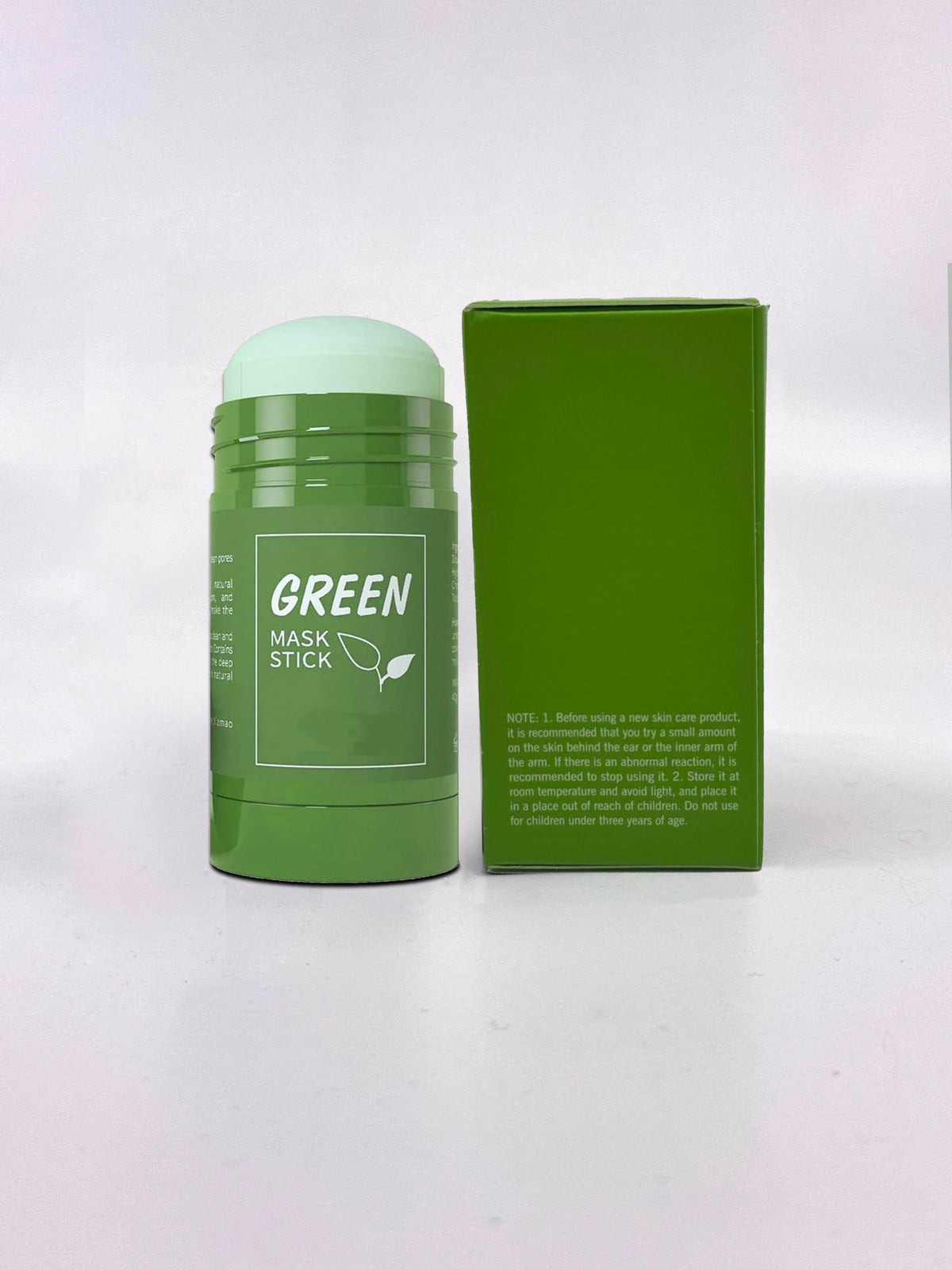 Three Green Mask Stick pack aligned to illustrate value and backups