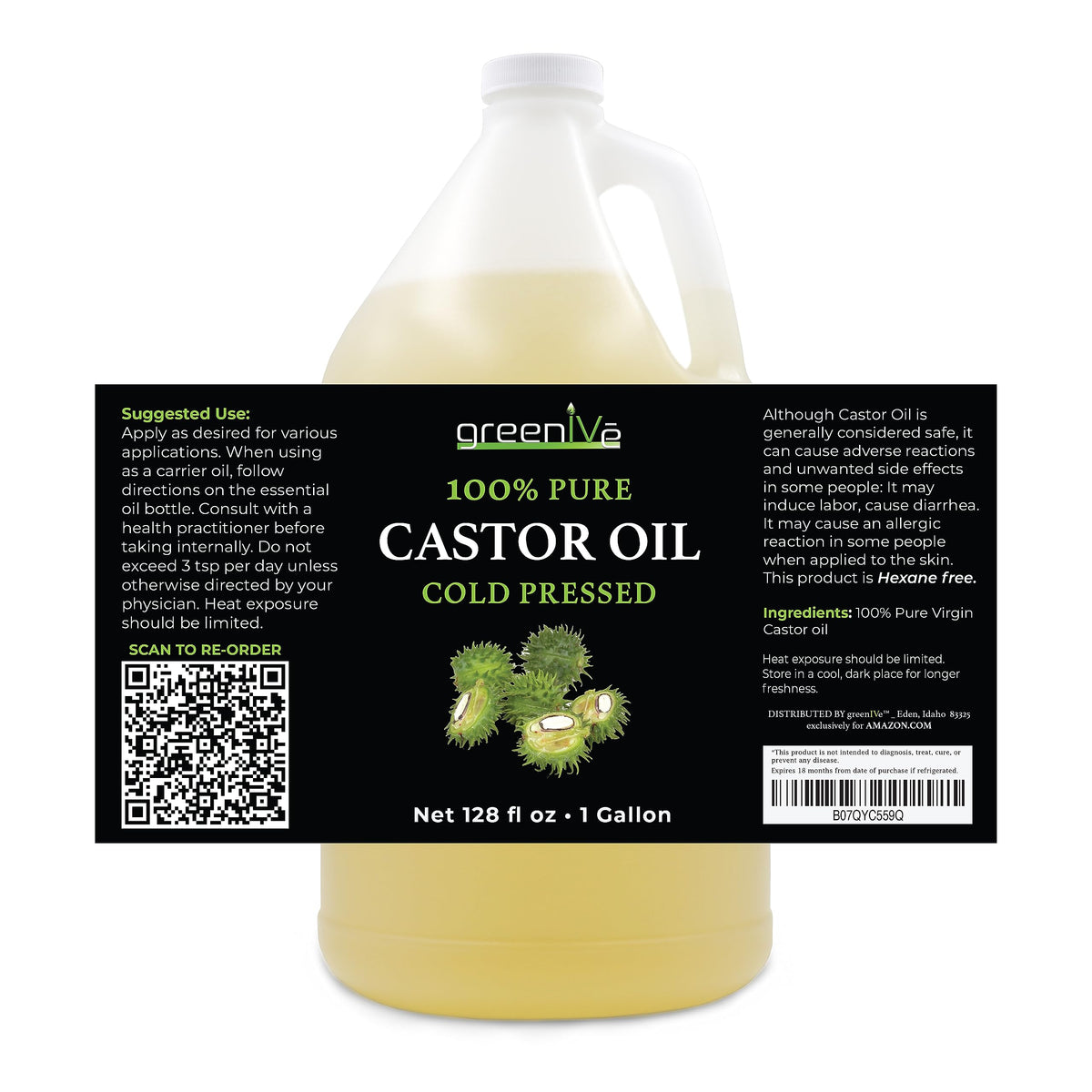 GreenIVe close-up of oil drop highlighting thick texture and nutrient-rich consistency