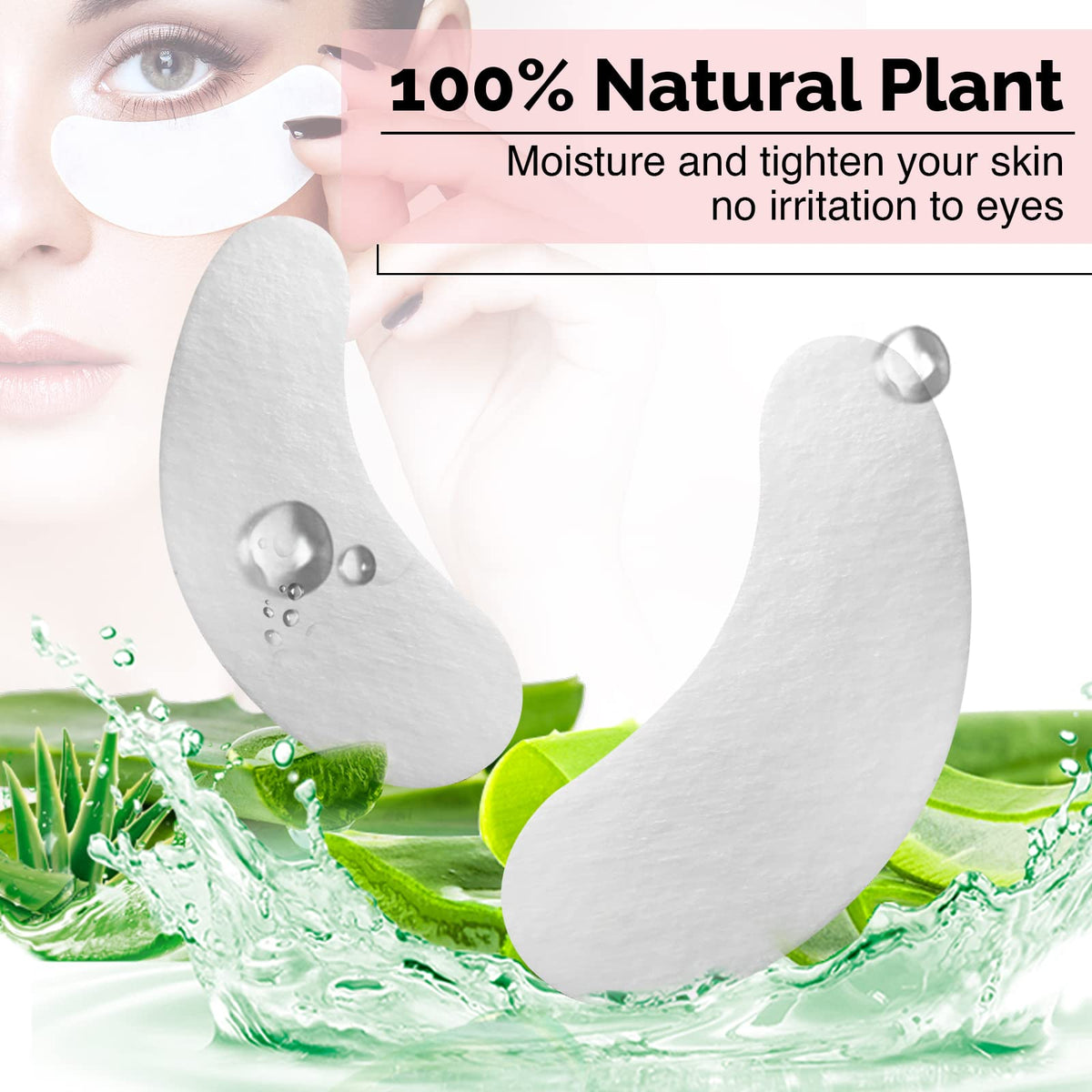GreenLife close-up hydrogel texture highlighting gentle moisture